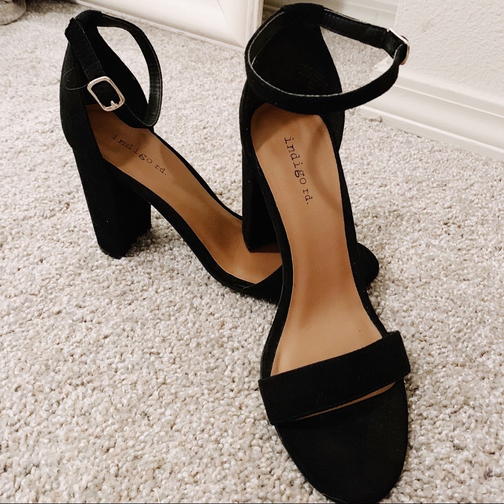 ***NOT FOR SALE***Black Strappy Heels